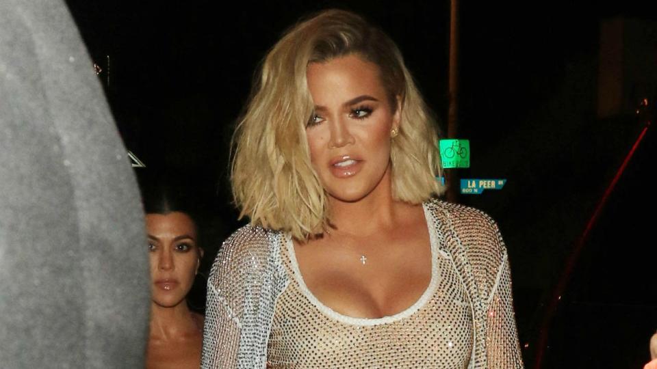 Kim and Khloe Kardashian documented the adorable event on social media.