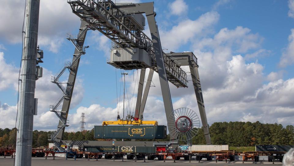 Georgia Ports Authority and CSX are offering a new intermodal service between Savannah and Rocky Mount, North Carolna. (Photo: Georgia Ports)