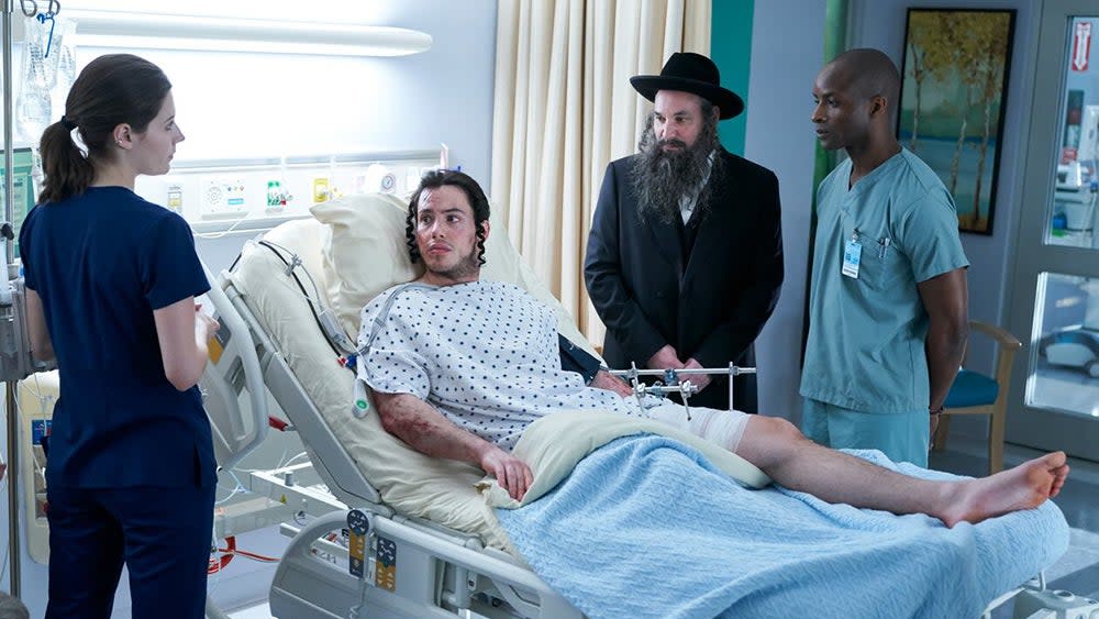 <p>NBC pulls Nurses episode from digital platforms after backlash over Orthodox Jewish storyline</p> (Photo credit: Ken Woroner/eOne/NBC)