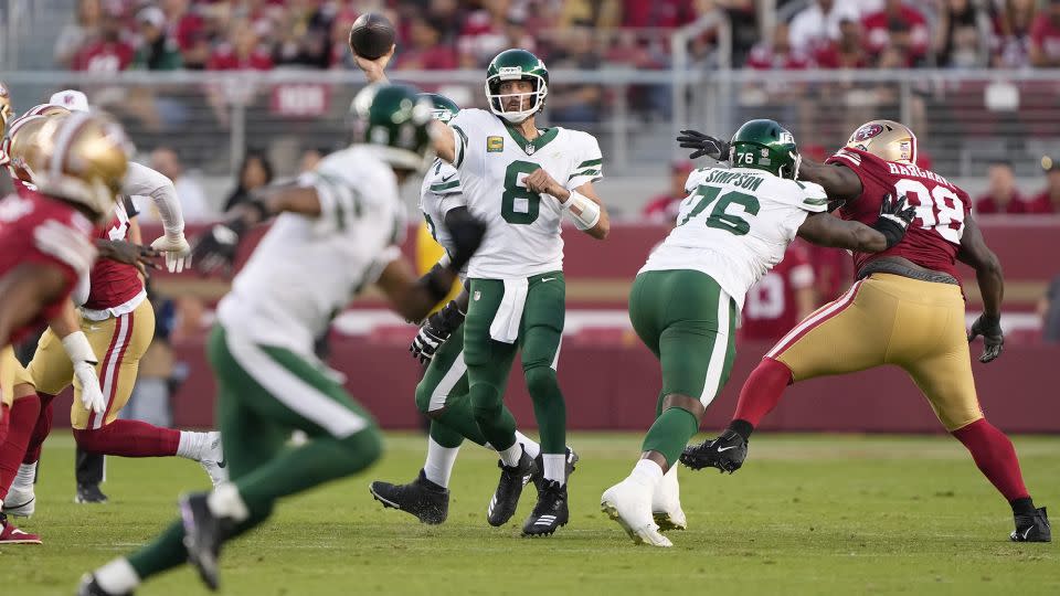 Rodgers returned to NFL action for the first time since Week 1 last season. - Thearon W. Henderson/Getty Images