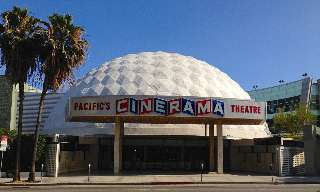 Pacific Theatres' Cinerama Dome is located on Sunset Boulevard in Hollywood, California.