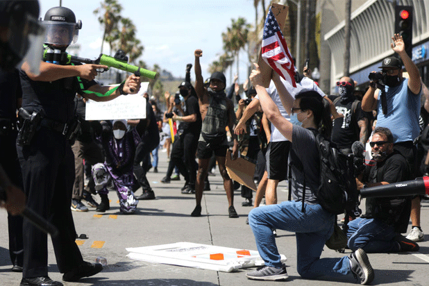 black lives matter la protest