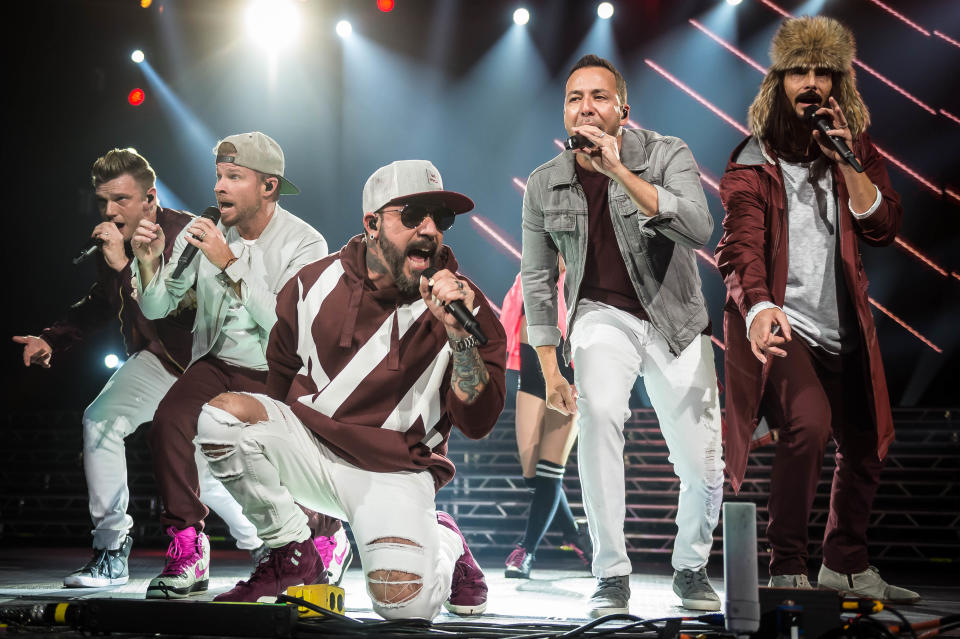 The Backstreet Boys have just taken 90s reunions to a whole new level. Source: Getty