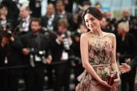 Taiwanese actress Shu Qi arrives for the closing ceremony of the Cannes Film Festival