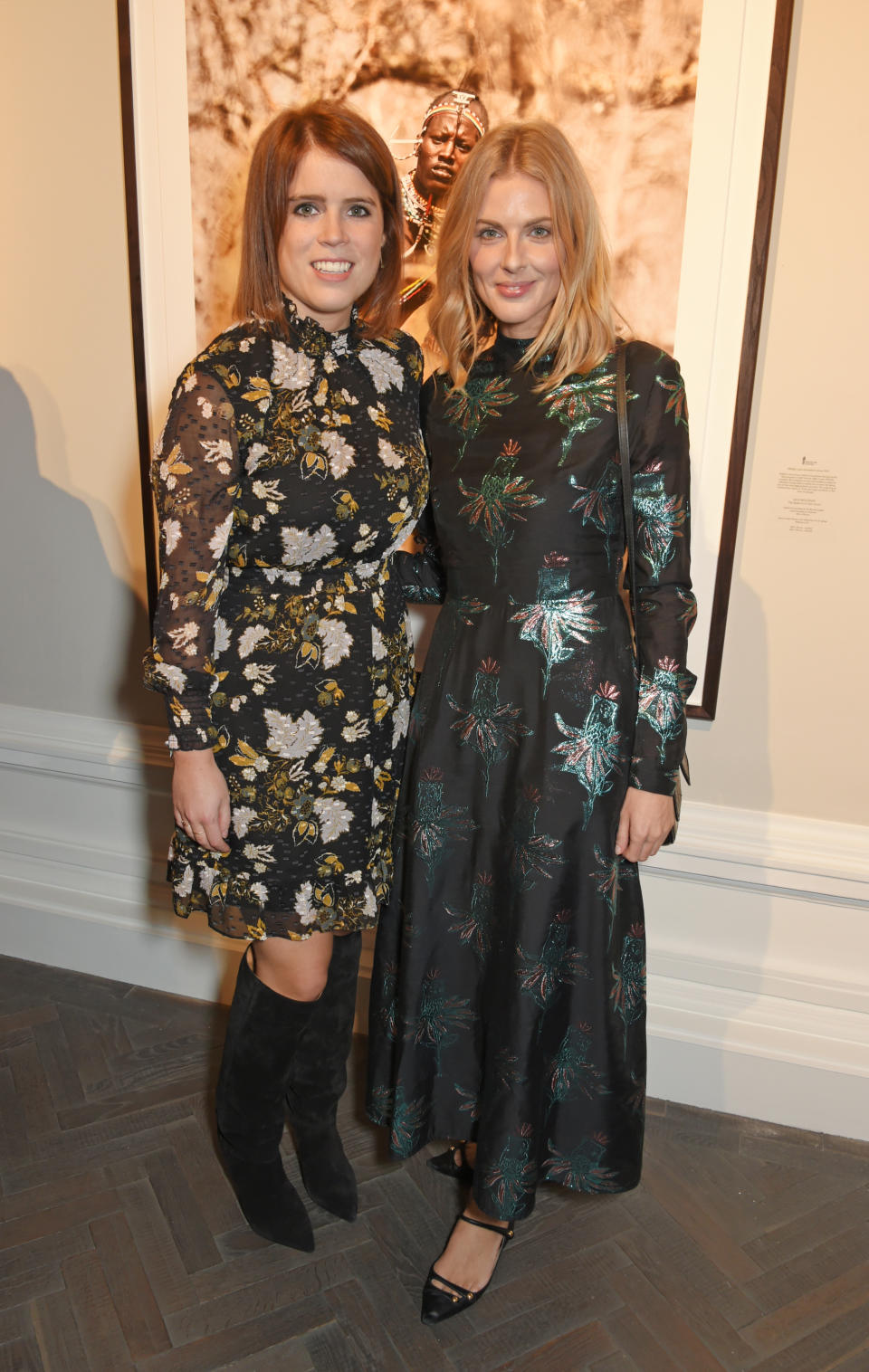 <p>Princess Eugenie and Donna Air were pictured together at the Warrior Games Exhibition party in October 2017. The British actress, who previously dated Kate Middleton’s brother, James Middleton,is said to be firm friends with the princess. Photo: Getty Images </p>