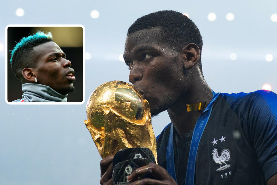 Paul Pogba didn’t want the focus to be on his looks during the World Cup