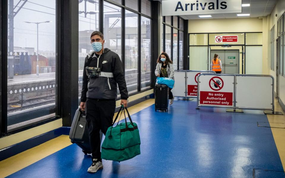 Around 500,000 Britons are on holiday in countries on the quarantine list