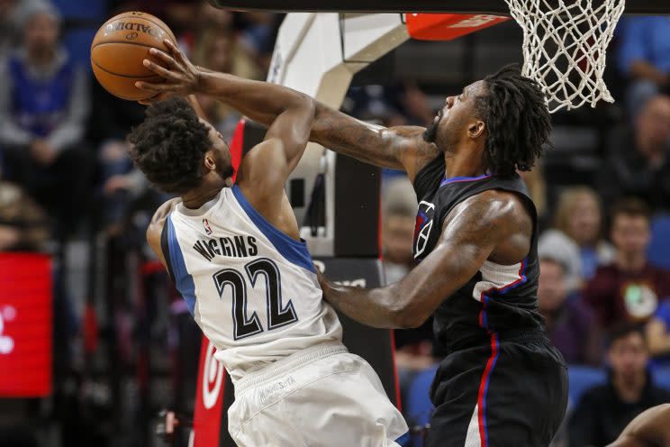 Clippers center DeAndre Jordan didn't just deny Minnesotans their free ice cream. (AP)