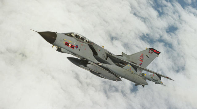 A Tornado GR4 A Tornado GR4 aircraft fitted with a Storm Shadow cruise missile.