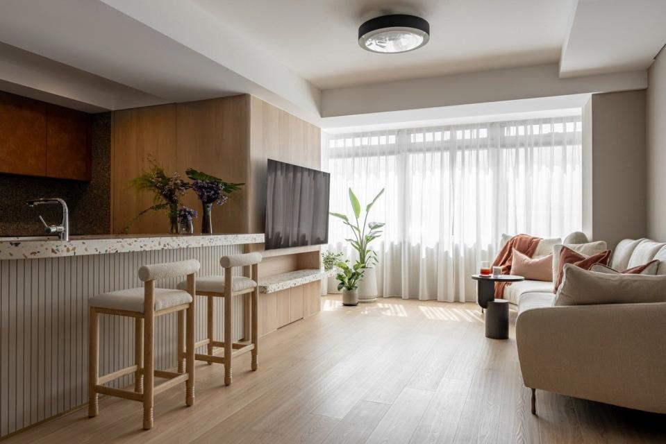 ▲王宇婕打造健康宅，讓室內維持好的空氣品質。