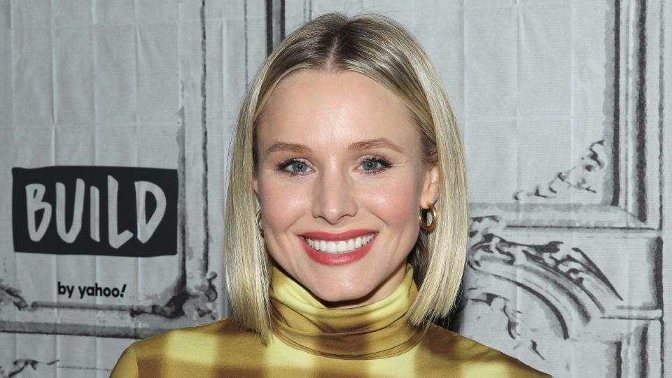 Kristen Bell with a short blunt bob