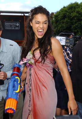 Michelle Rodriguez at the LA premiere of S.W.A.T.