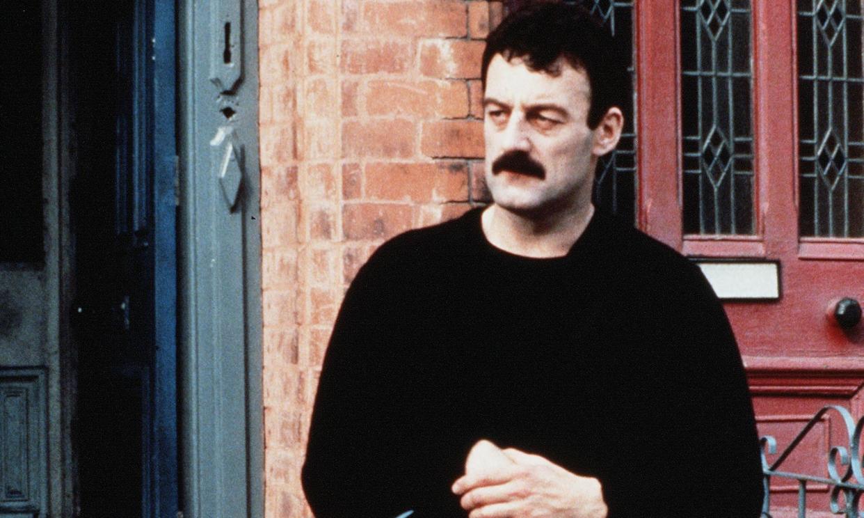 <span>‘Y’ll be terrified in a minute’ … Bernard Hill, who has died aged 79, as Yosser Hughes in Boys from the Blackstuff.</span><span>Photograph: BBC/Allstar</span>