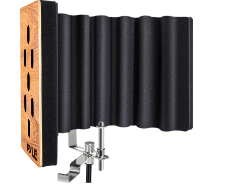 Pyle Wood Microphone Isolation Shield