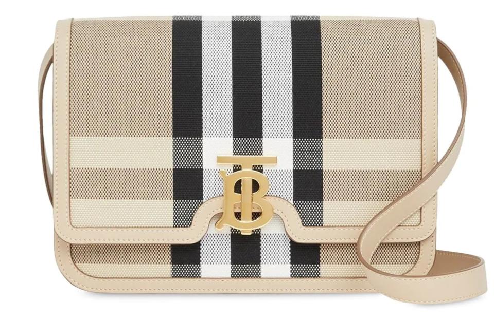 Burberry medium checked TB bag