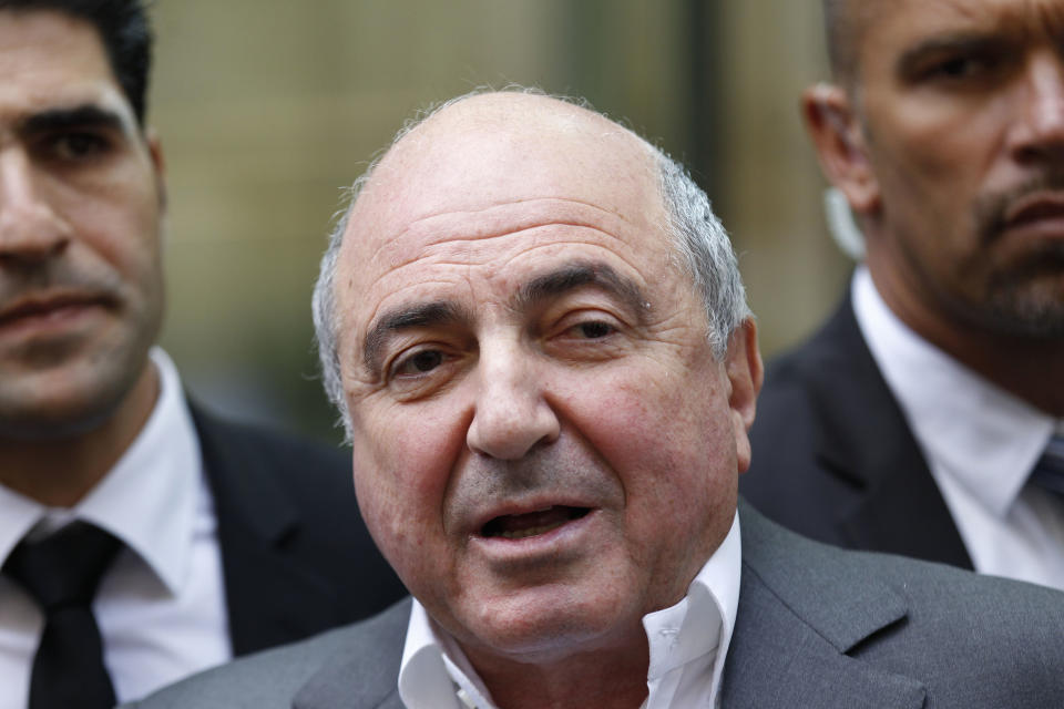 Boris Berezovsky, uno de los oligarcas en contra de Putin (AP).