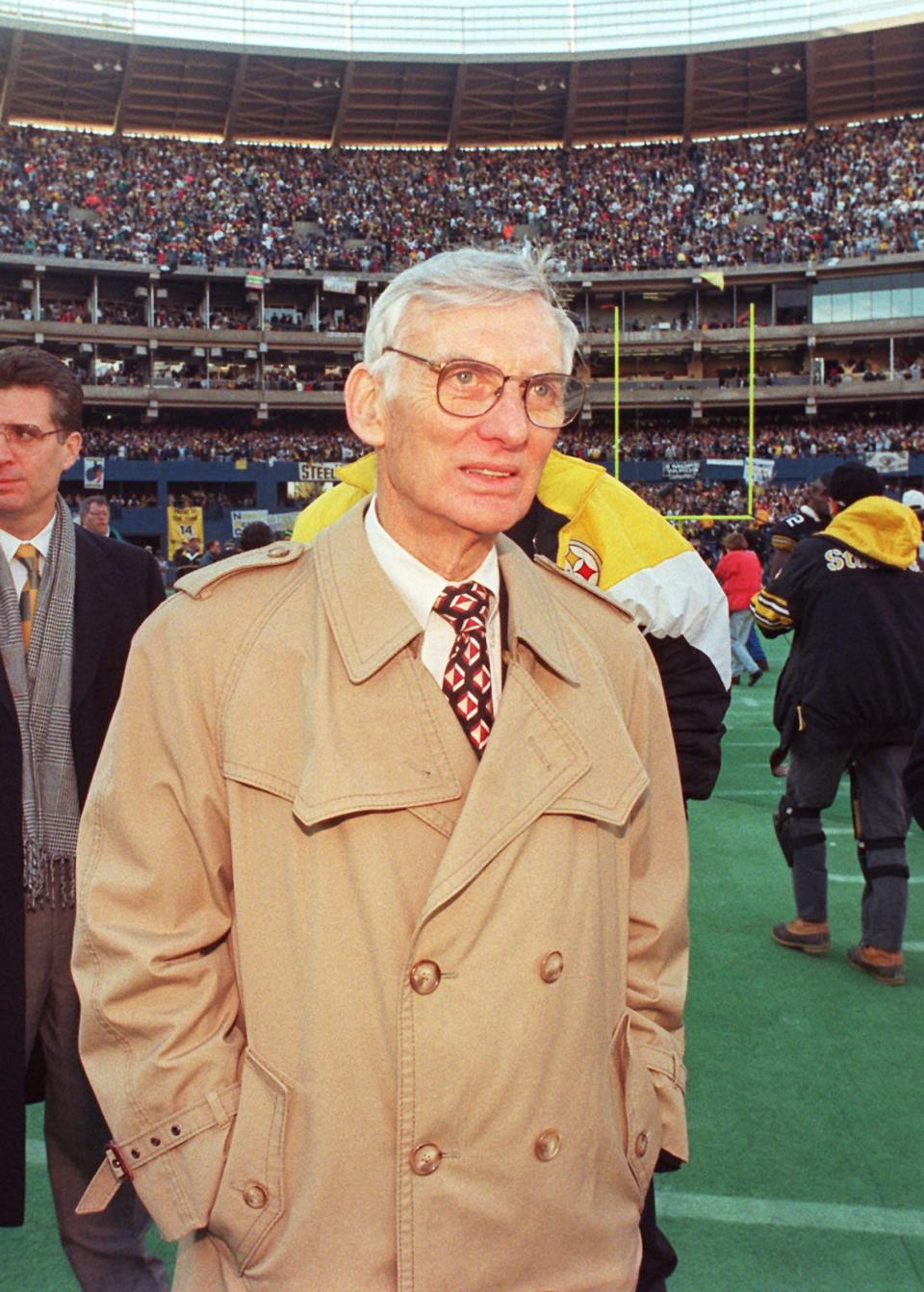 <p>Dan Rooney (1932-2017): Legendary owner of Pittsburgh Steelers and named U.S. ambassador to Ireland under the Obama administration. </p>