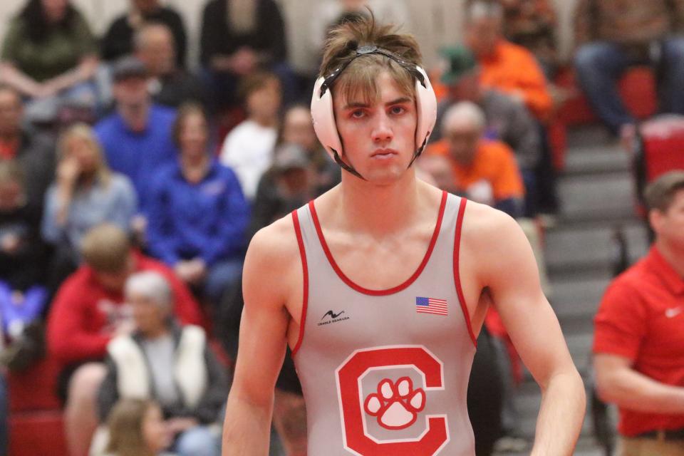 Crestview's Hayden Kuhn earned a sectional championship with a win over a projected state champ.