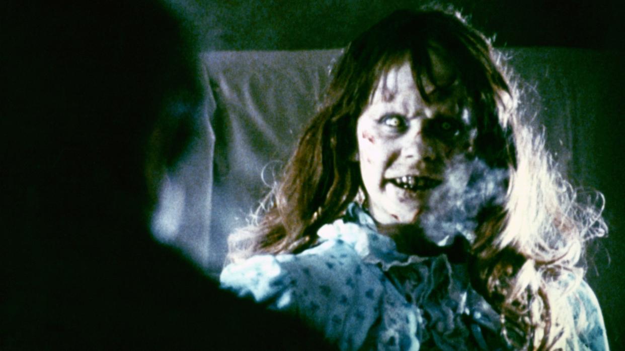  Linda Blair in 'The Exorcist'. 