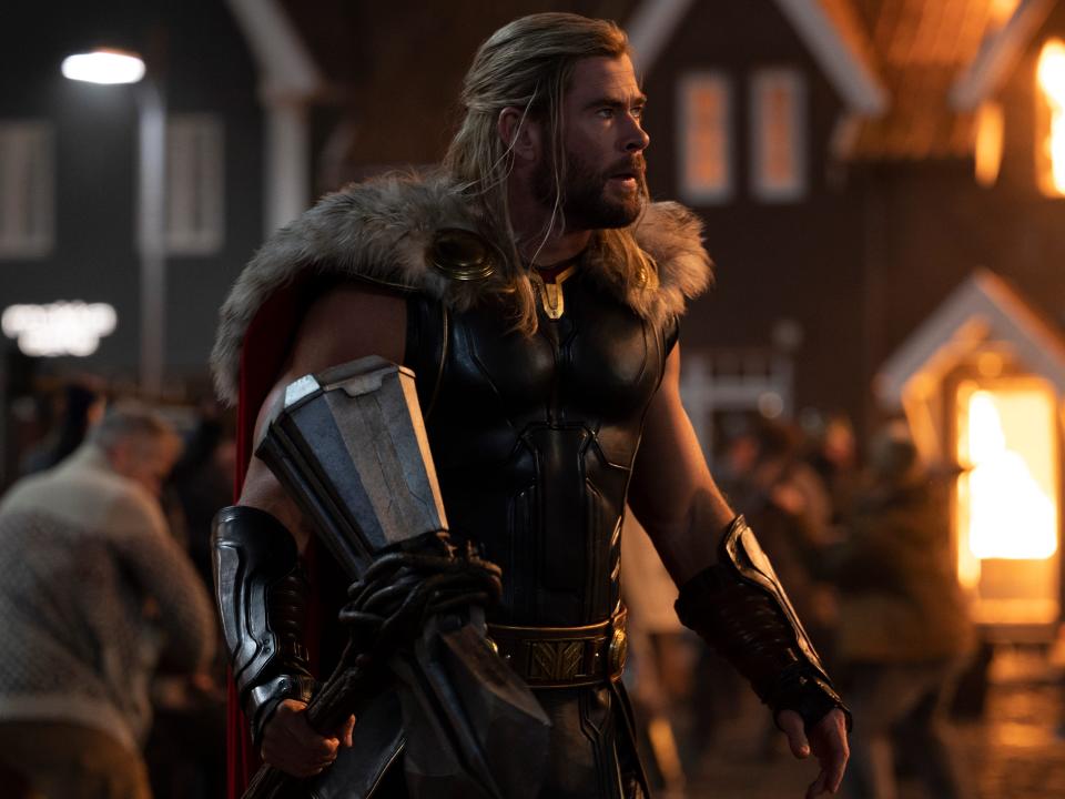 Chris Hemsworth as Thor in "Thor: Love and Thunder."