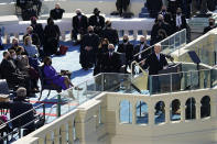 President Joe Biden speaks during the 59th Presidential Inauguration at the U.S. Capitol in Washington, Wednesday, Jan. 20, 2021.(AP Photo/Carolyn Kaster)