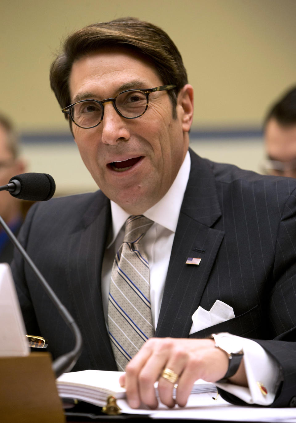 Jay Sekulow, Chief Counsel American Center for Law and Justice, testifies on Capitol Hill in Washington, on Feb. 6, 2014. (AP)