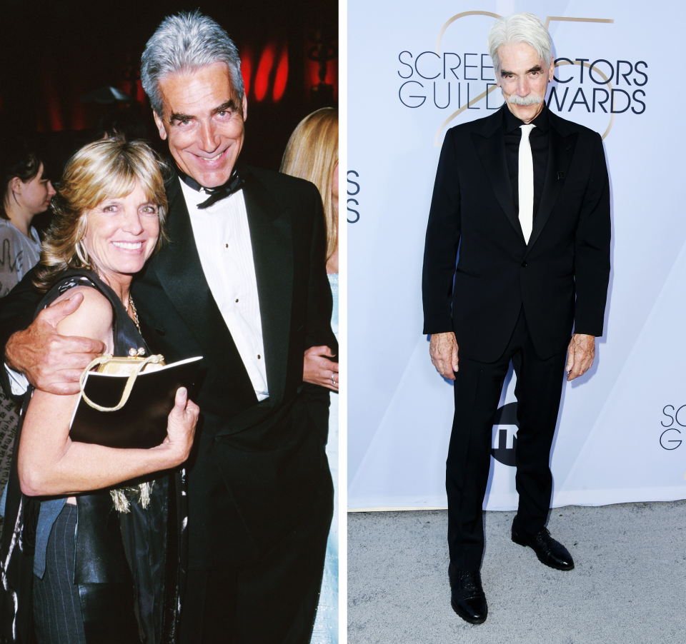 Left, at the Oscars on March 26, 2000; right, at the SAG Awards on January 27, 2019.