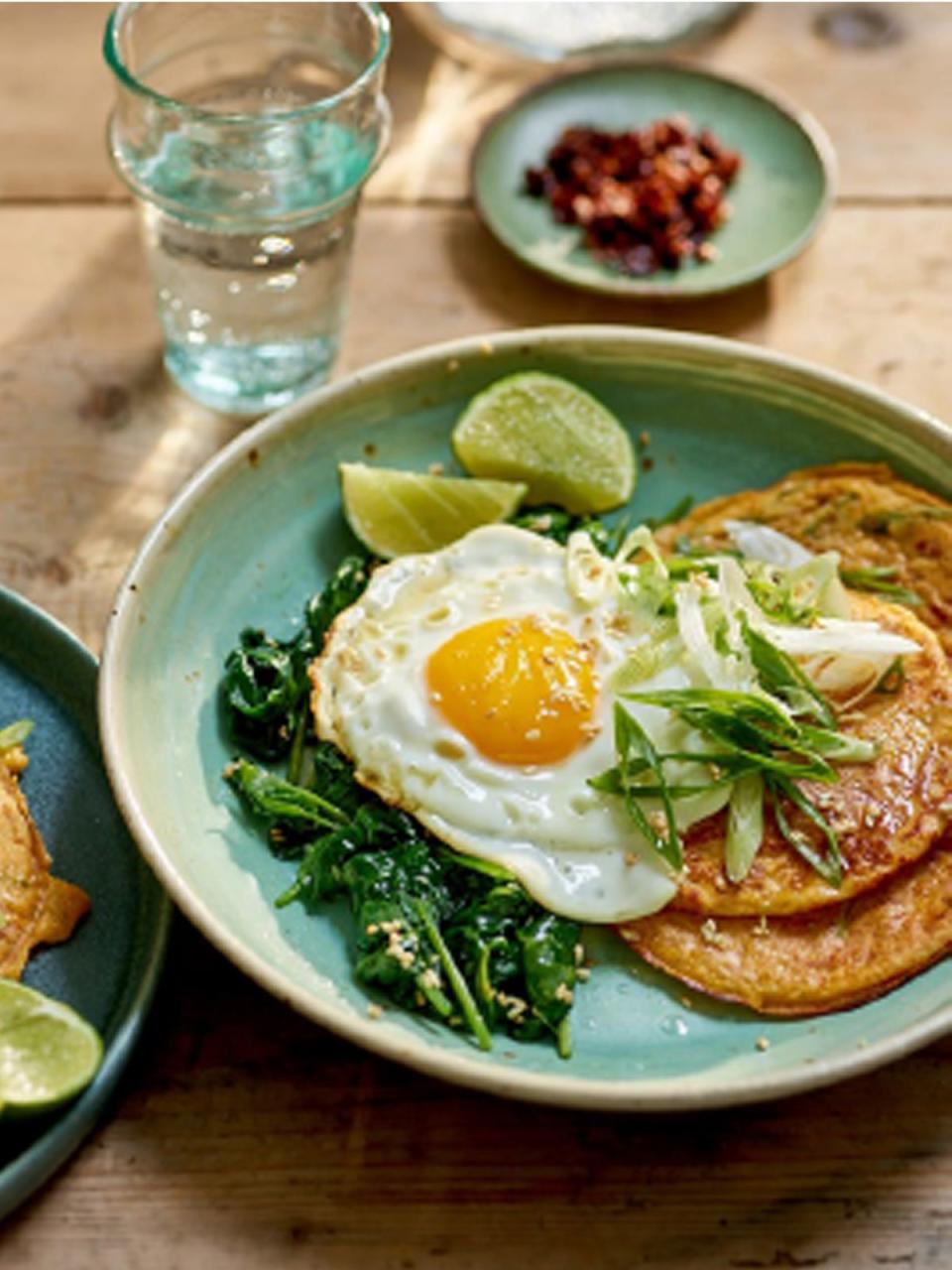 These kimchi potato pancakes are a delicious alternative (Cuisinart/Garden Trading)