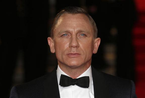 <b>4. Daniel Craig, $951 million.</b> <br>Daniel Craig arrives for the royal world premiere of the new 007 film "Skyfall" at the Royal Albert Hall in London October 23, 2012.