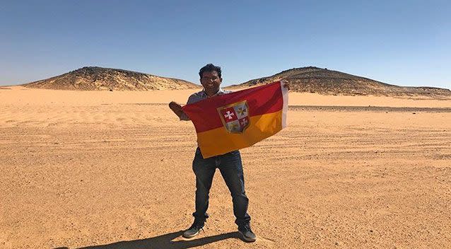 An Indian adventurer has declared himself the ruler of an unclaimed strip of land. Source: Yahoo UK