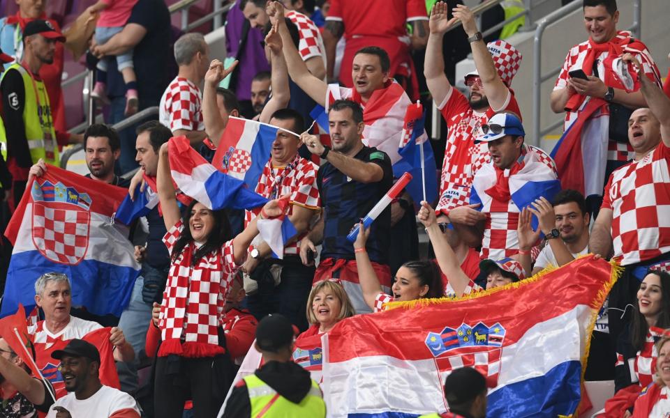 Croatia fans - Georgi Licovski/Shutterstock