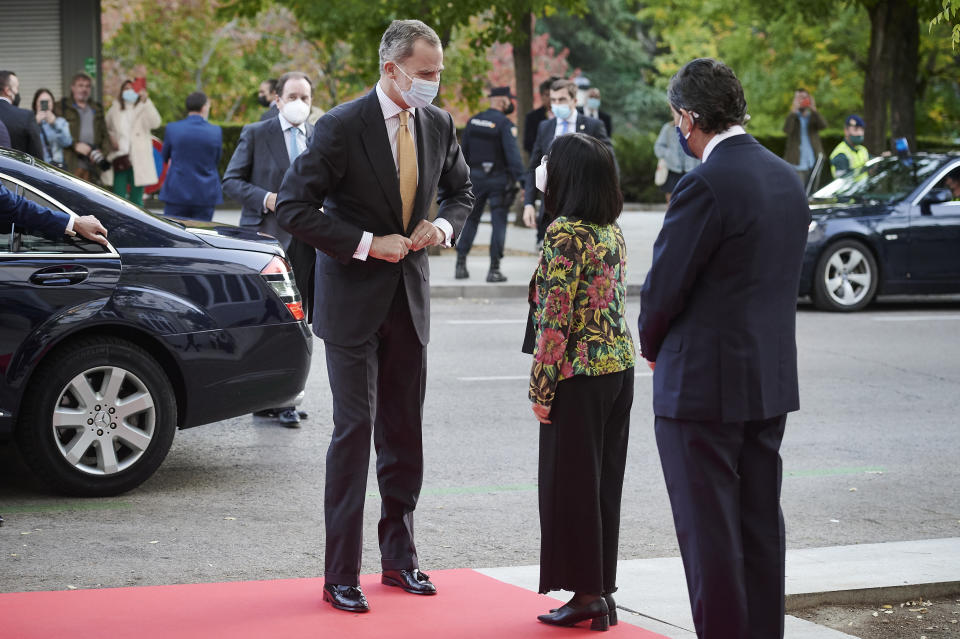 Felipe VI durante un acto oficial. (Carlos Alvarez/Getty Images)