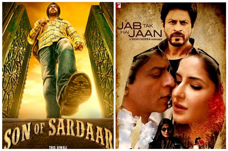 Son of Sardaar Vs Jab Tak Hai Jaan : This time again Ajay Devgn clashed with Shah Rukh and Yash Chopra combination. There was no clear winner as both scored decently.