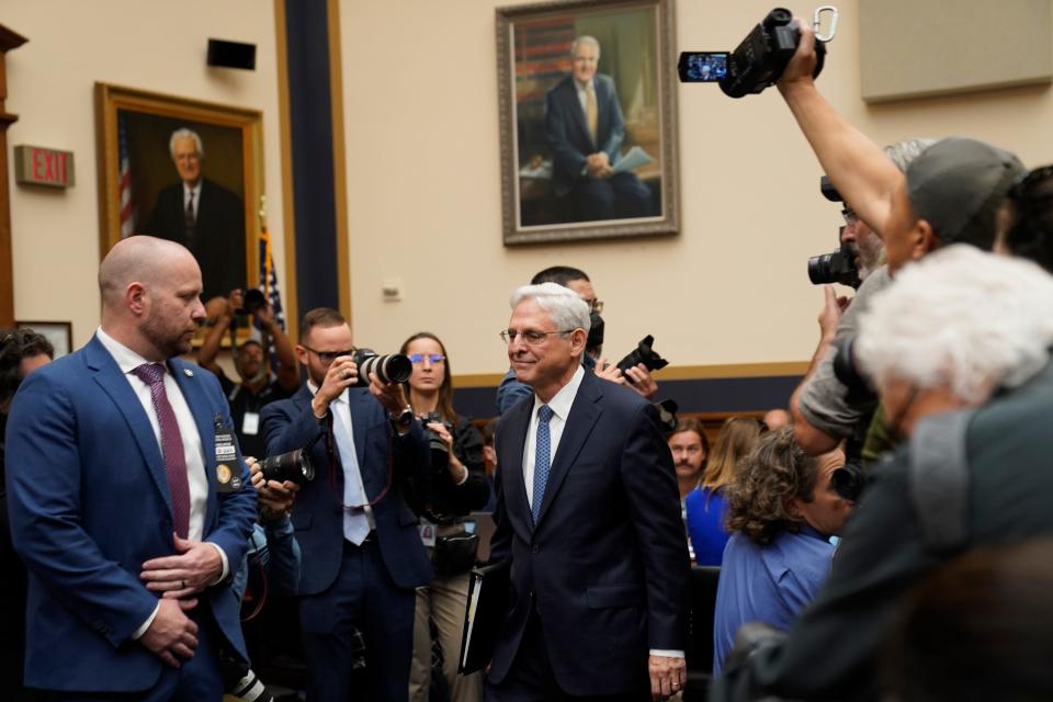 US Attorney General Merrick Garland appears before the Republican-led House Judiciary Committee on Sept. 20, 2023, in Washington, D.C..