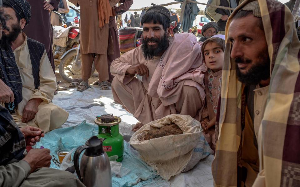 Afghan drugs market - AFP via Getty Images 
