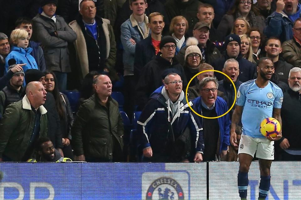 Chelsea fan Colin Wing, accused of racially abusing Raheem Sterling, claims he called him a 'Manc' and tells of how he lost his job over touchline outburst