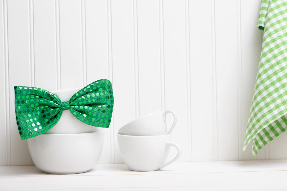 Celebrate St Patrick's Day with fun green clothing and accessories.