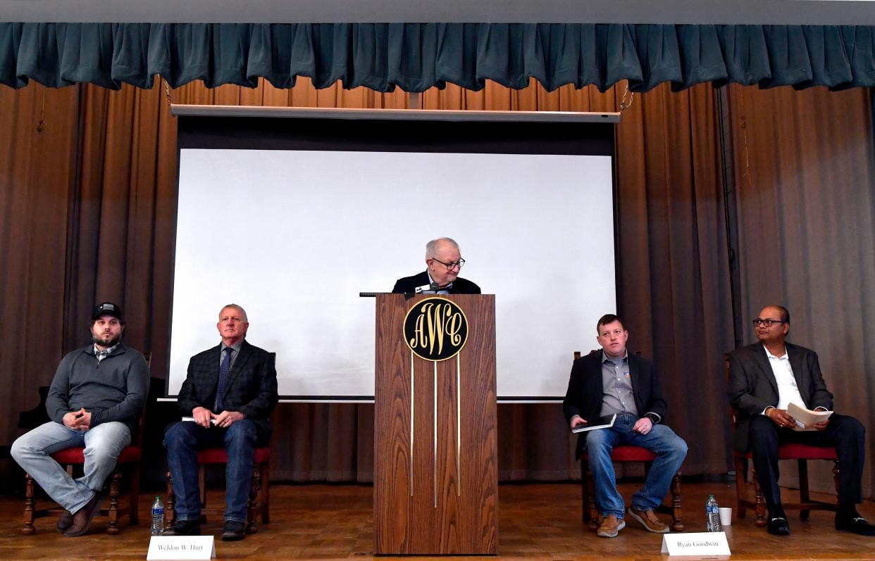 All four candidates for mayor attended a forum organized by the Abilene Chamber of Commerce.