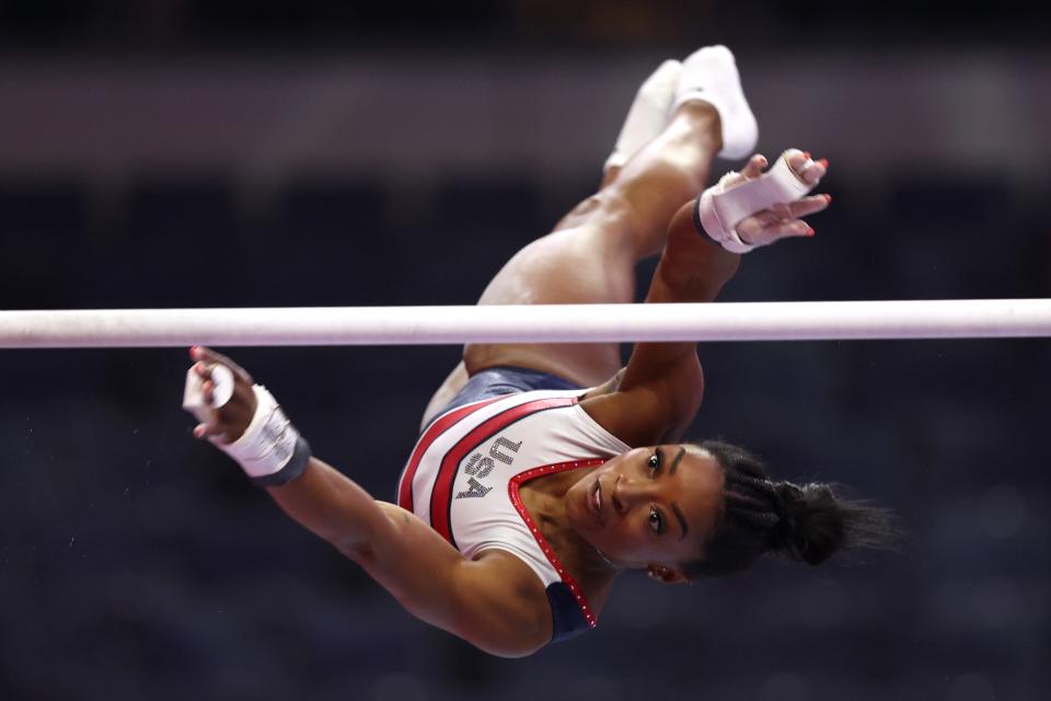 <h1 class="title">2024 U.S. Olympic Team Trials – Gymnastics - Day 4</h1><cite class="credit">Jamie Squire/Getty Images</cite>