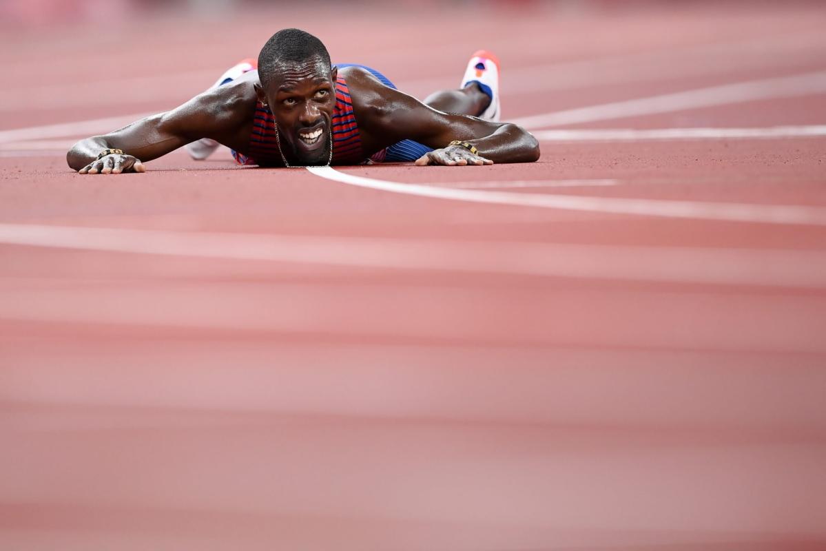 U S Olympian Collapses At The Finish Line In Dramatic Race End As He