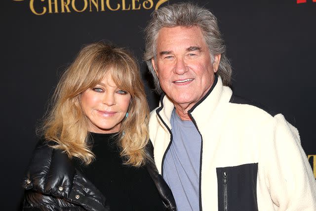 <p>Jesse Grant/Getty Images</p> Goldie Hawn and Kurt Russell in Los Angeles on Nov. 19, 2020