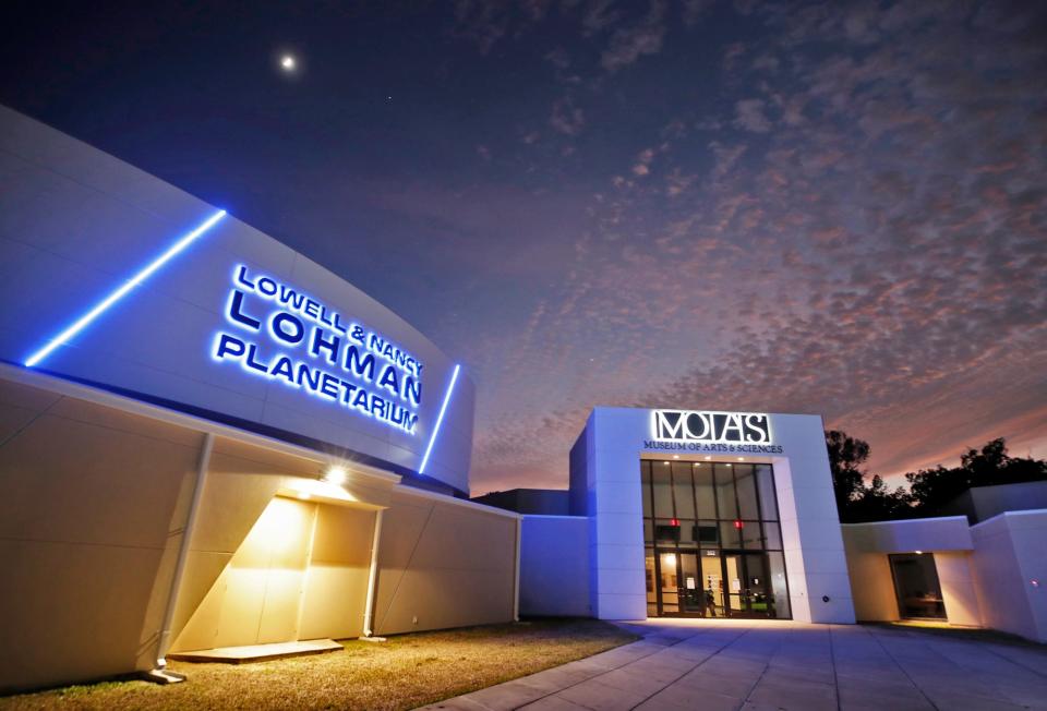 Lowell and Nancy Lohman Planetarium dedication at MOAS in Daytona Beach, Thursday, Dec. 9, 2021.