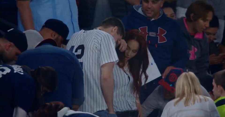 This is not how dreamed up his Yankee Stadium proposal. (MLB.TV)