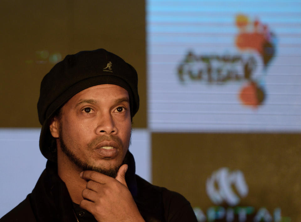 Ronaldinho, futur leader politique ? (Crédit AFP)