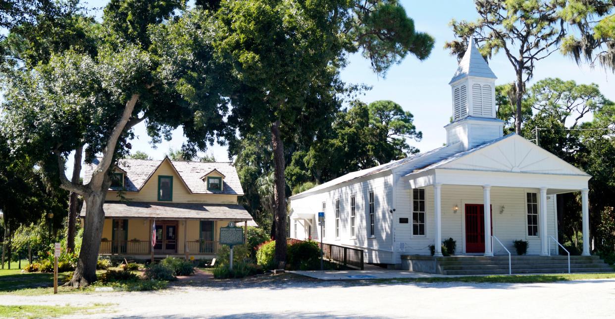 The Historical Society of Sarasota County maintains the 1901 Crocker Church and the 1882 Bidwell-Wood House, both in Pioneer Park, 1260 12th St., Sarasota.