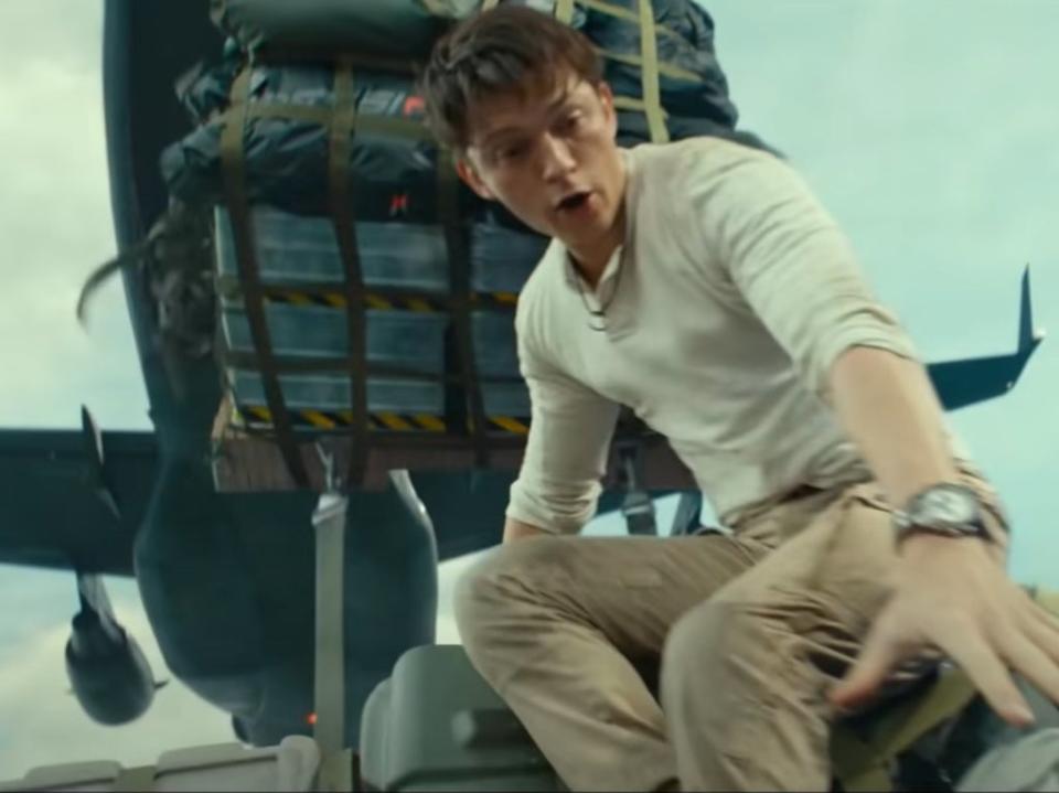 A still of Tom Holland as ‘Uncharted’ protagonist Nathan Drake (Sony Pictures)