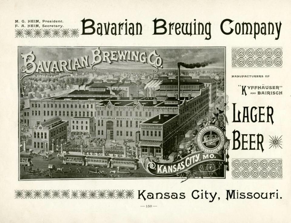 Bavarian Brewing Company ad. 