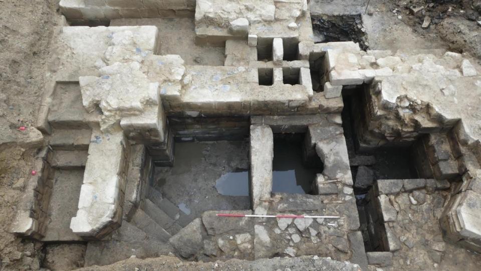 Aerial view of recovered mill site