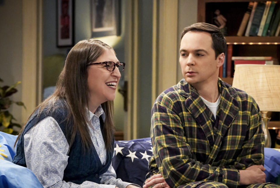 Mayim Bialik and Jim Parsons are moving on from playing Amy and Sheldon in the recently ended "Big Bang Theory" to a new sitcom project called "Carla." (Photo: CBS Photo Archive via Getty Images)