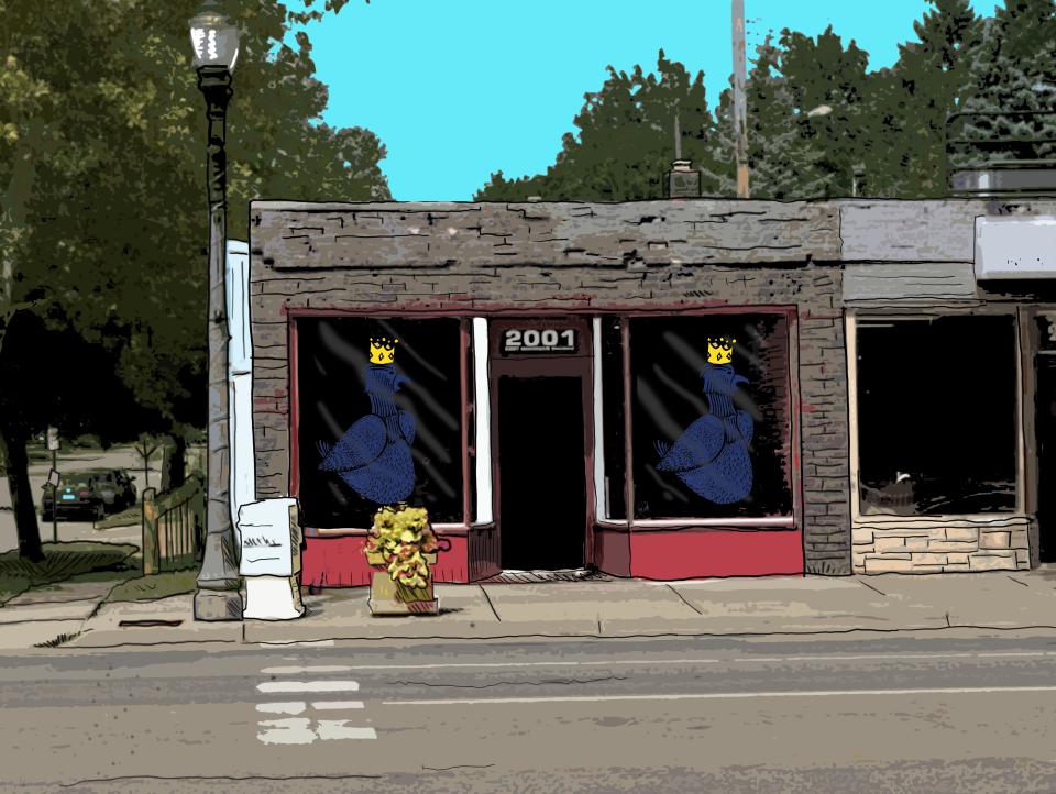 A rendering of what the front of Bar Mitena, a Spanish-influenced restaurant that was planned for 2001 E. Michigan Ave., in Lansing, would have looked like. The eatery may never open, according to Mike Luther.